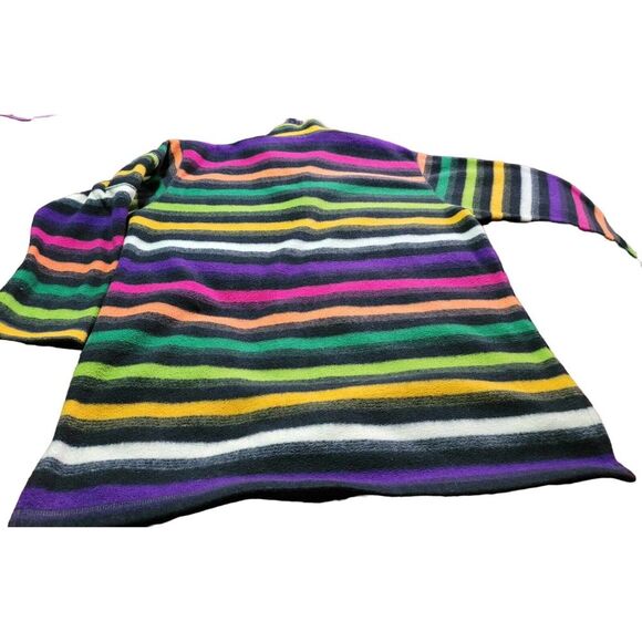 Chaus Sweater Long Sleeve 1/4 Zip Multicolor Size Medium‎ Zippered Sleeve Pocket - Picture 4 of 15